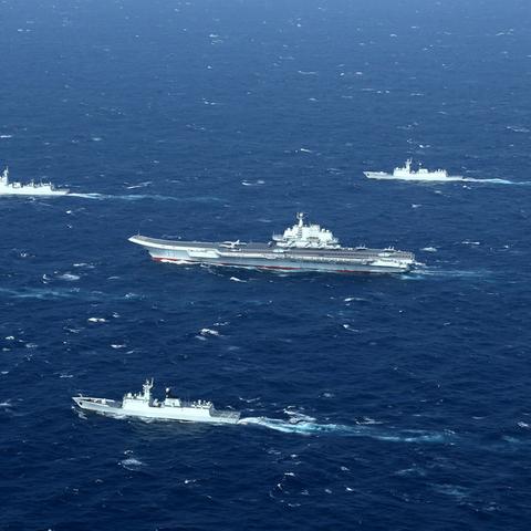 辽宁舰训练视频展现强悍实力