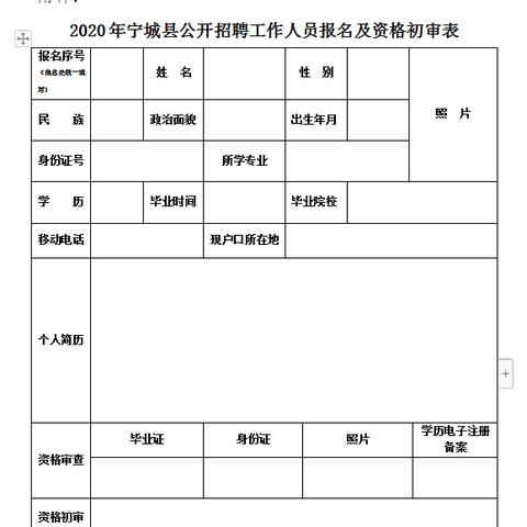 宁城最新招聘信息发布