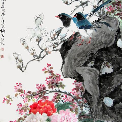 梅若牡丹绘画视频，艺术与技术的完美融合